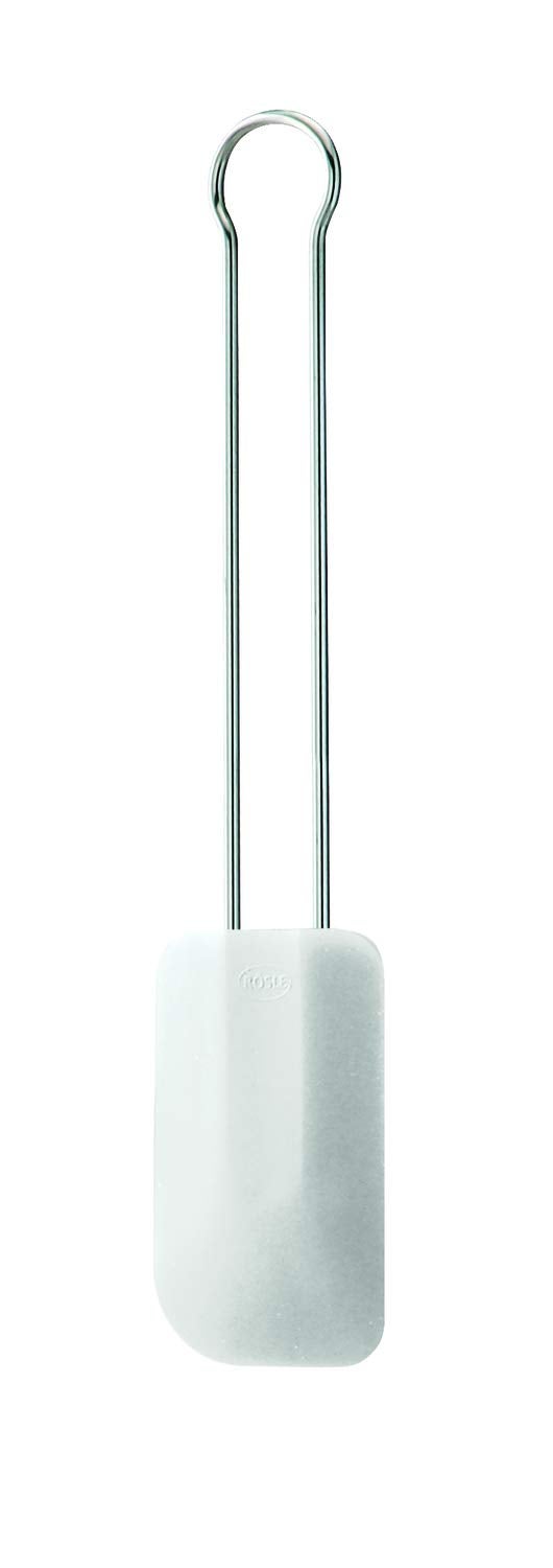RÖSLE Rosle Stainless Steel & Silicone Flexible Spatula  10-inch White - Image 1